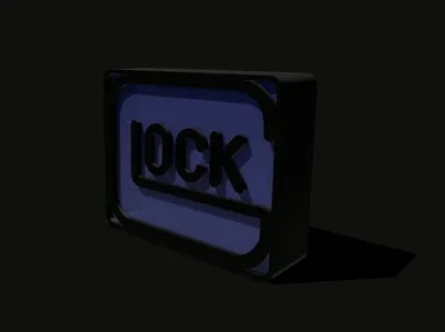 Glock logo lamp