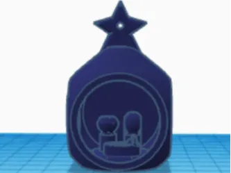 nativity Christmas baubles 