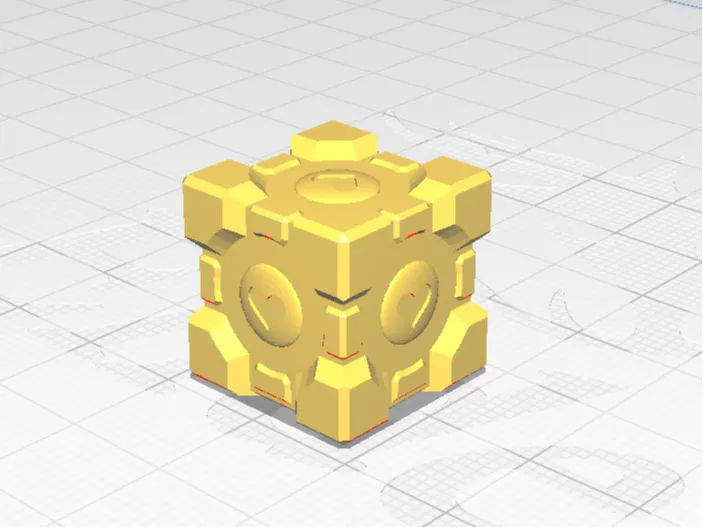 Portal 1/2 Companion Cube Keycap