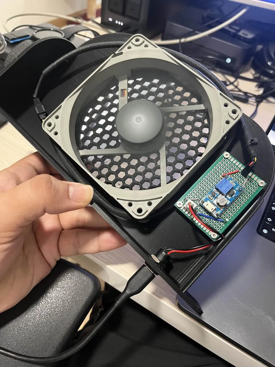 120 mm fan mount for 10-inch racks - Free 3D Print Model - MakerWorld