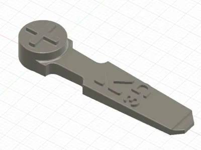 SRO Battery cap key multi-tool 