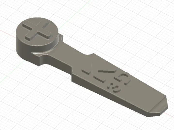 SRO Battery cap key multi-tool 