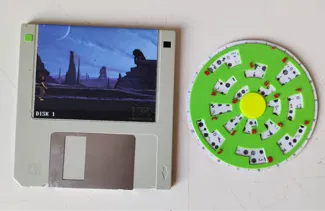 Another World code wheel