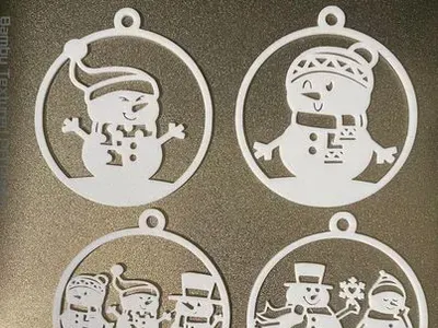 snowman ornament