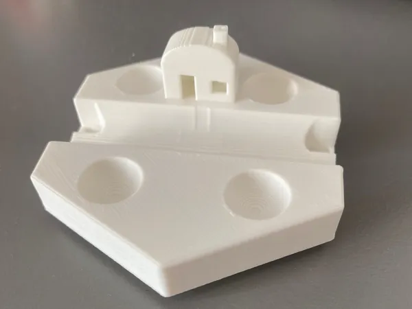 Rail droit avec maison compatible Gravitrax