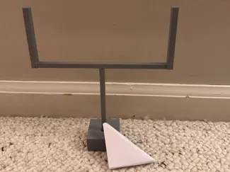 paper football goal post