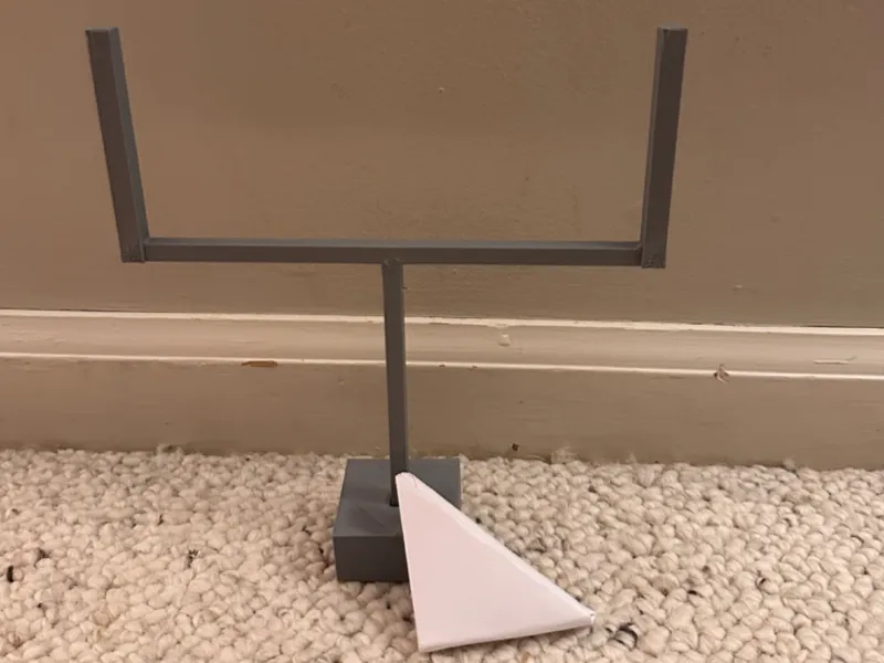 paper football goal post