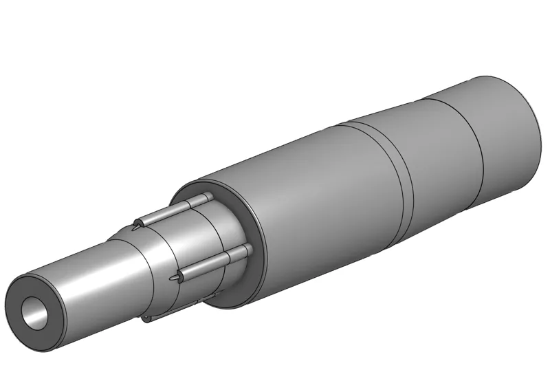 Pressure release valve going into a nozzel