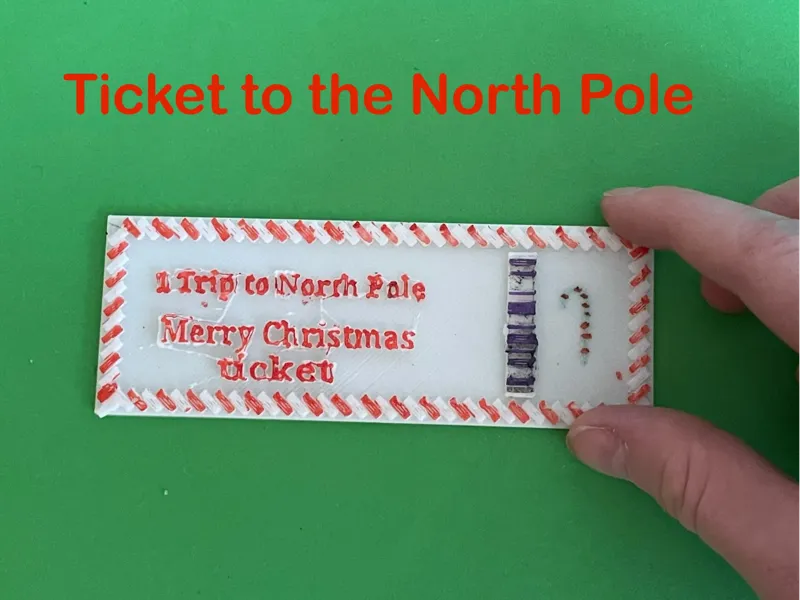 a ticket to the North Pole