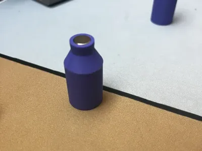 Magnet identification tool, 8mm in diameter, 3mm in thickness