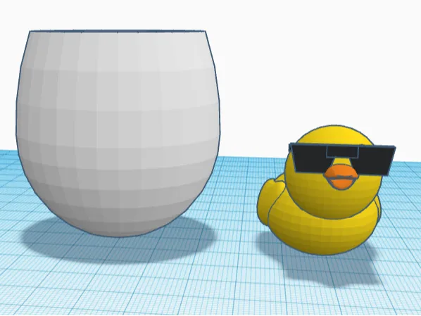 duck with shades