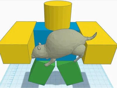 noob with a rat!