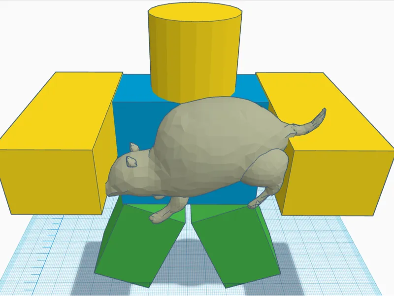 noob with a rat!