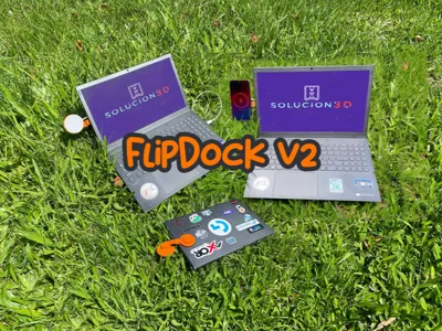 FlipDock v2 - CHARGER STAND / GOPRO MOUNT