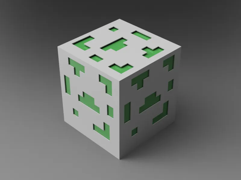 Minecraft Led Emerald Lamp