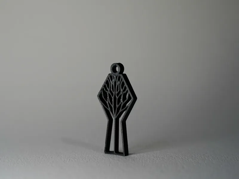 Keyhole Tree Pendant or Earring