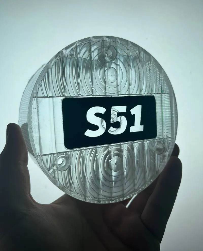 Simson S51 Rear Clear Light Cover