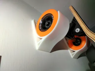 Skateboard wall mount