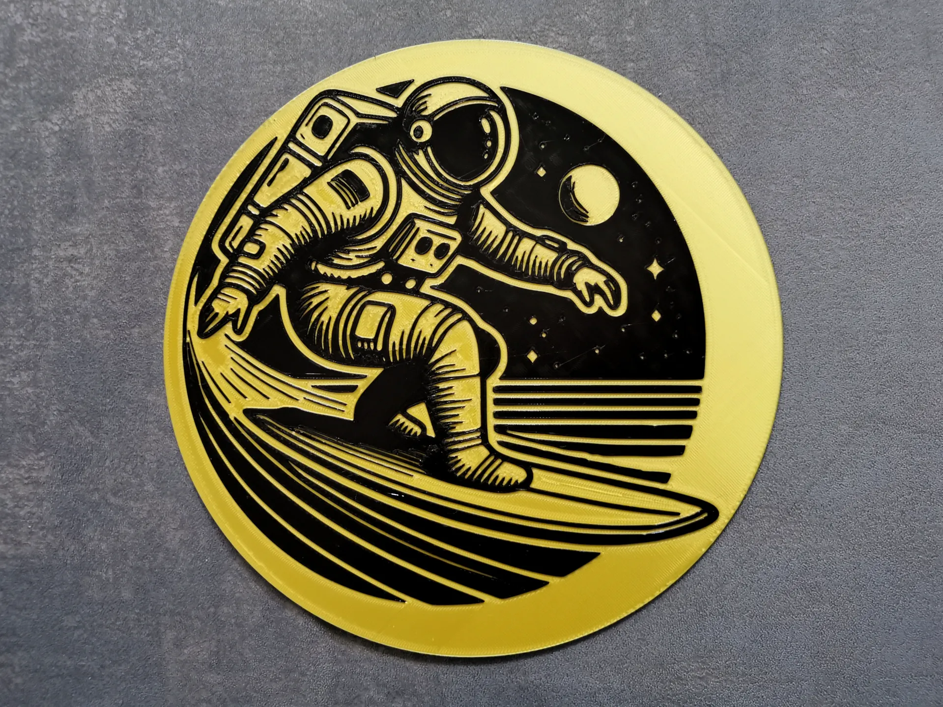 Space Surfer Mouse pad