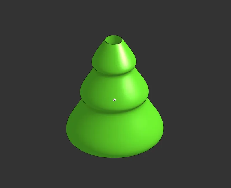 Christmas tree candle holder