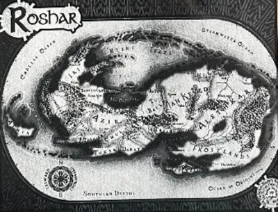 Map of Roshar |Hueforge