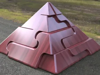 金字塔智力3D拼图