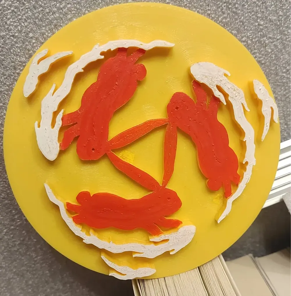 Aimant Imprimé En 3D Pour Réfrigérateur En Forme De Lierre