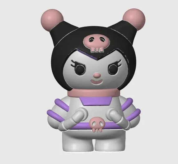 Kuromi-库洛米宇航服手办