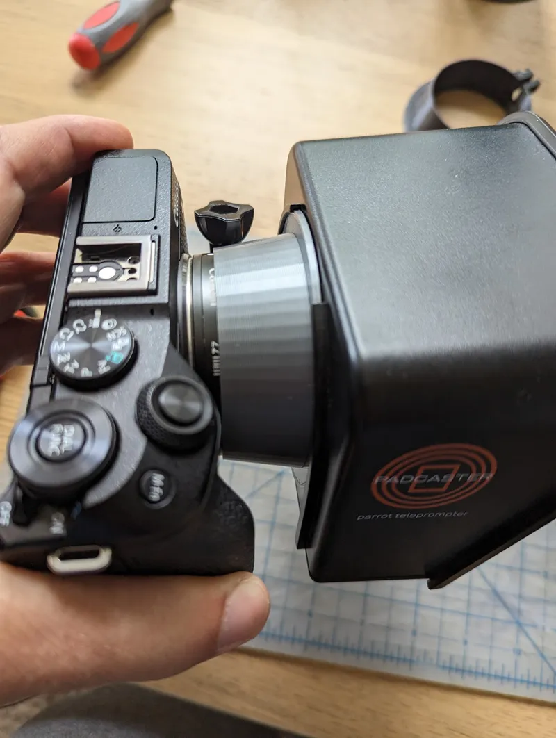 Parrot Teleprompter Lens Adapters