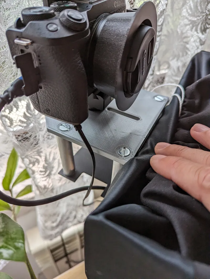 TELEPROMPTER PAD shorter camera base