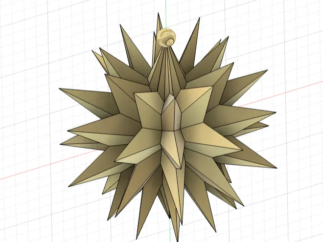 Star Christmas Ball (Fusion 360)