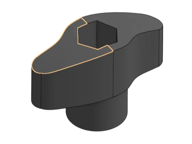 M6 nut handle