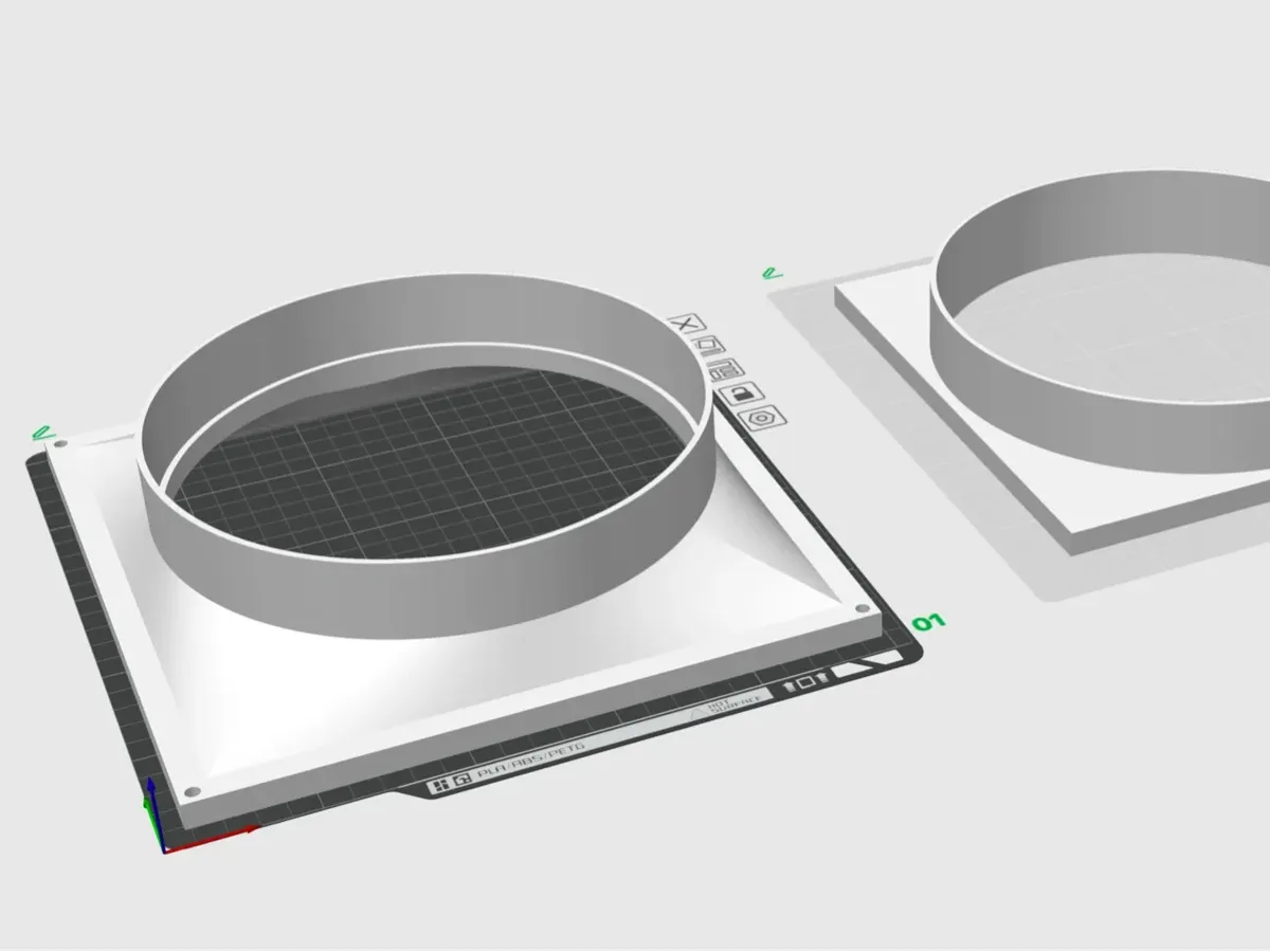 Raccord de gaine de ventilation 24 x 24 cm