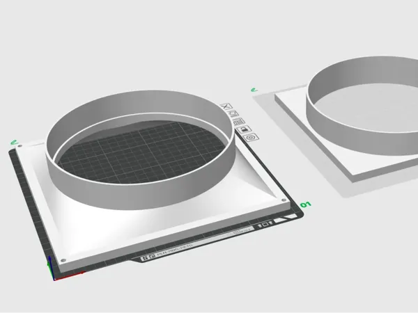 Raccord de gaine de ventilation 24 x 24 cm