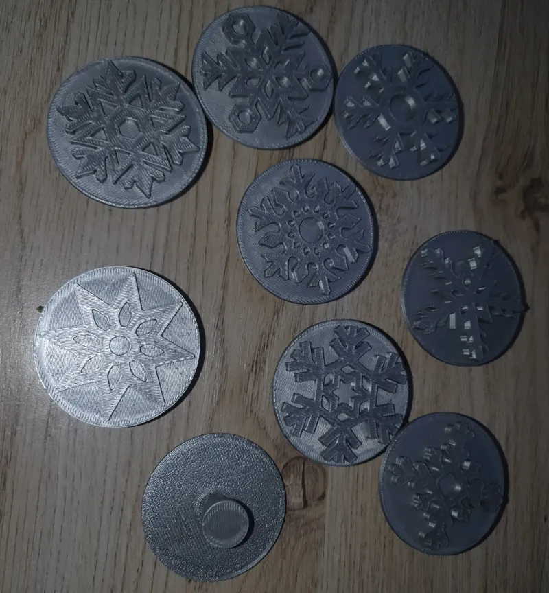 Snowflake stamps