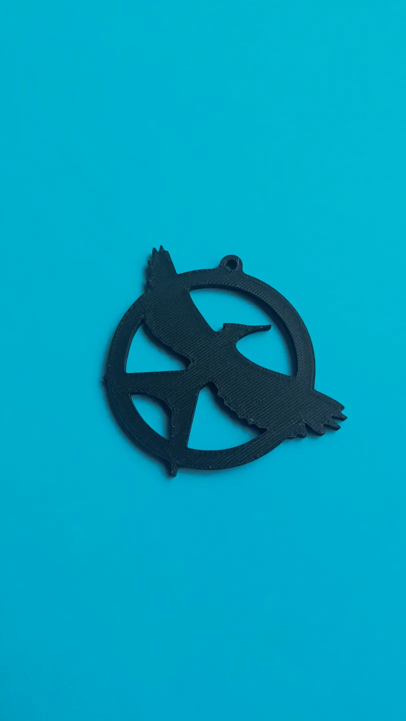 Mockingjay Keychains keychain mockingjay logo brooch Hunger Games by Maraktos - MakerWorld