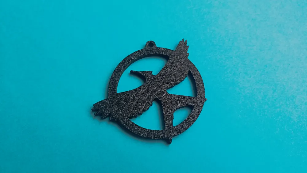 Mockingjay Keychains keychain mockingjay logo brooch Hunger Games by Maraktos - MakerWorld
