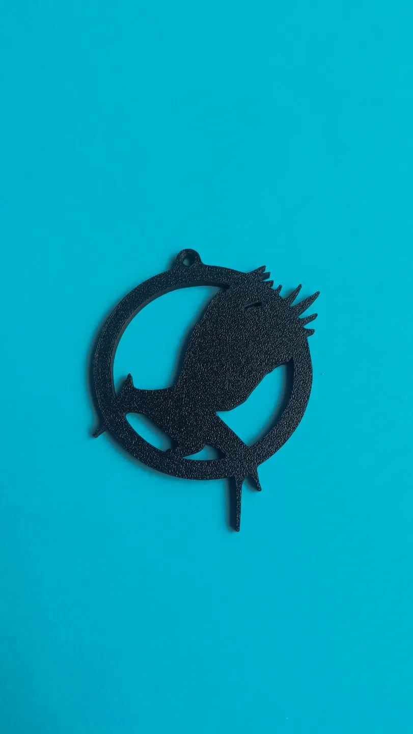 Mockingjay Keychains keychain mockingjay logo brooch Hunger Games by Maraktos - MakerWorld