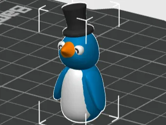 Penguin with top hat