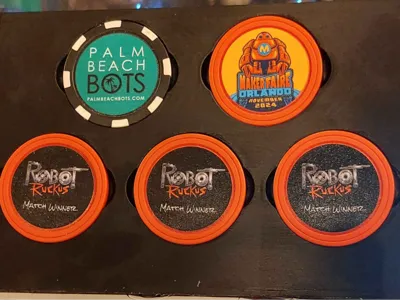 Robot Ruckus winner coin holder