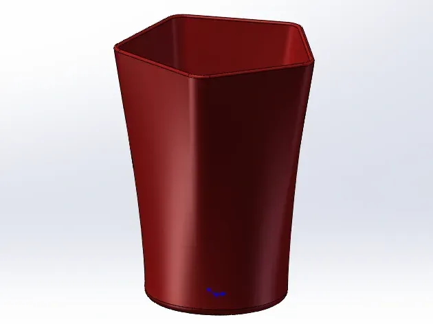 五边形刷牙杯