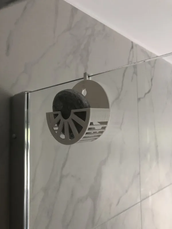 Round Shampoo holder for the shower