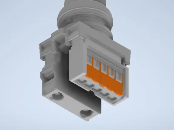 Wago 221-415 Holder for Eaton M22 pushbuton