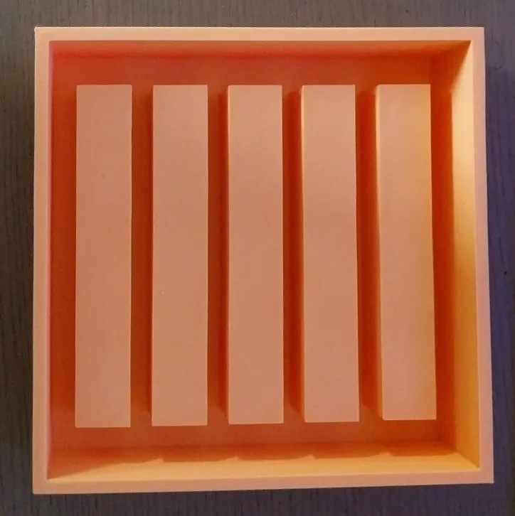 Mold To cast A silicon Mold to hold my Pen Blanks