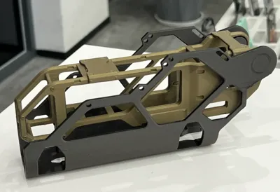 Cyberpunk-style Hard Surface Articulated Hollow Structure-Movable Joints