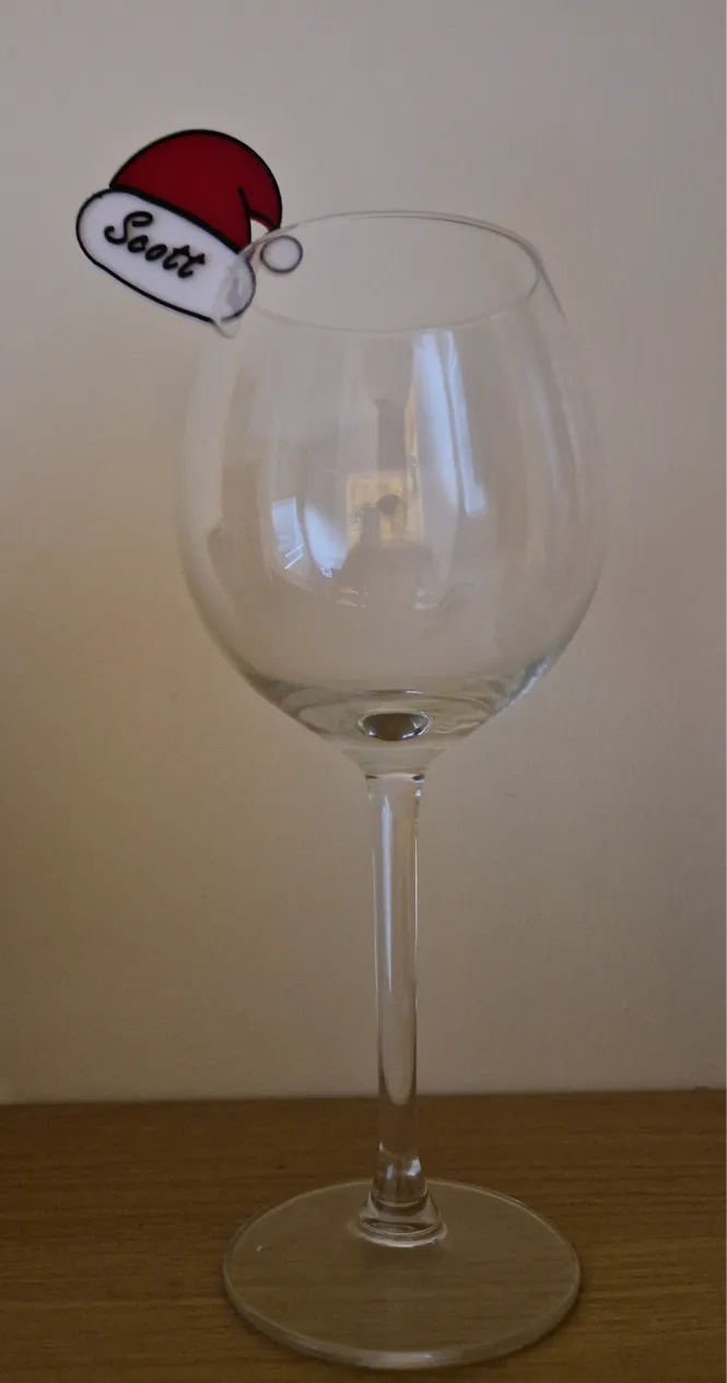 Sant Hat Place Name Glass Decoration