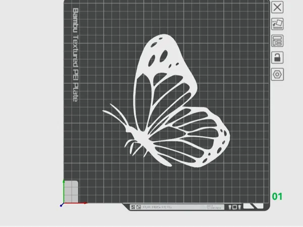 Papillon décoratif