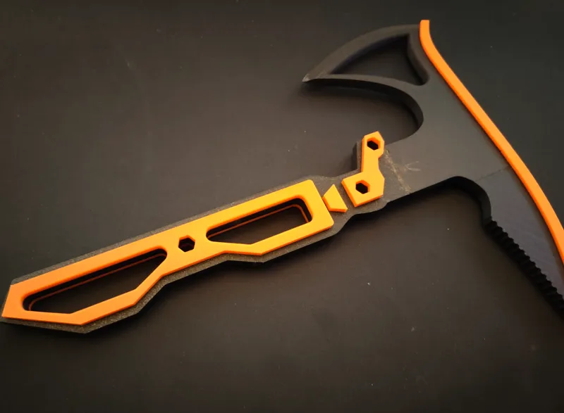 homemade steam punk axe