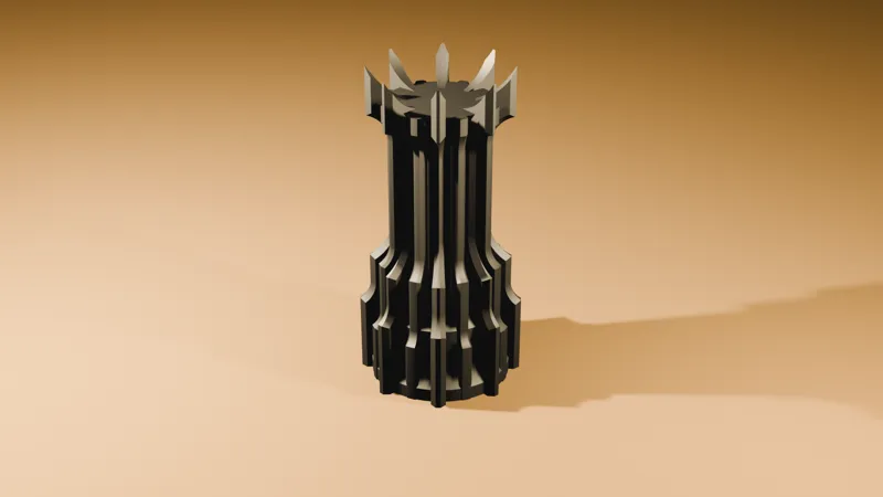 Mordor-Styled Tower Miniature