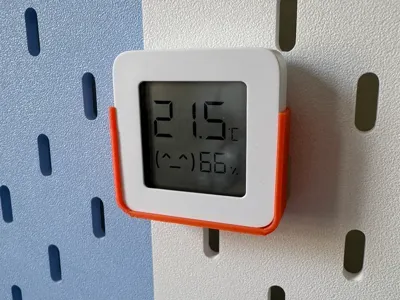 IKEA Pegboard Xiaomi Temperature and Humidity Sensor 2 Hook